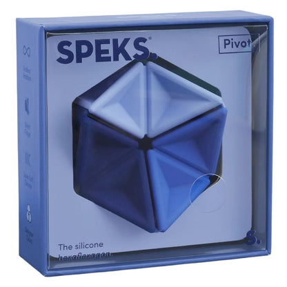 Speks. Pivot Silicone Flexagon - Navy