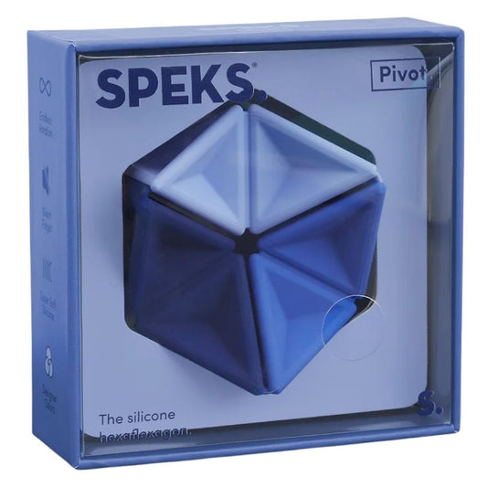 Speks. Pivot Silicone Flexagon - Navy