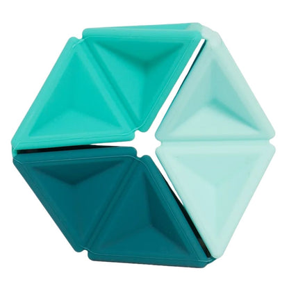 Speks. Pivot Silicone Flexagon - Teal