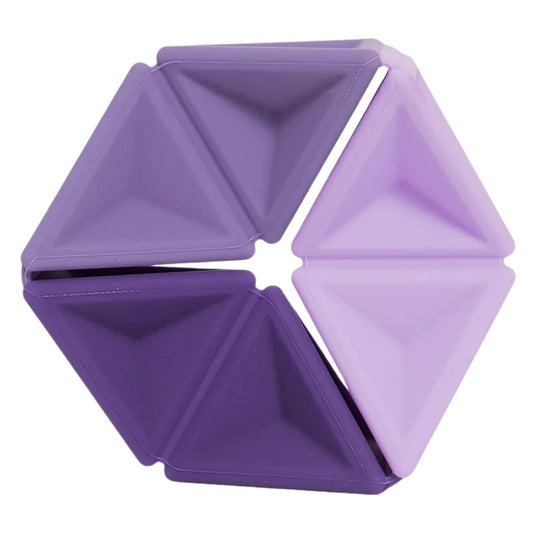 Speks. Pivot Silicone Flexagon - Violet