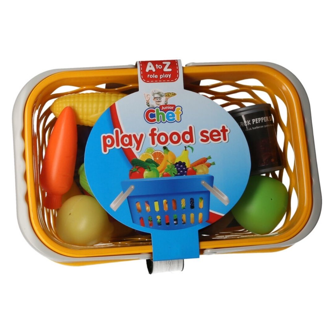 Junior Chef Play Food Basket Set
