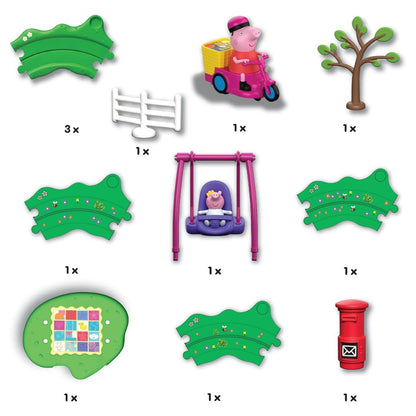 Peppa Pig Whizz Around Peppa & Evie Fun in the Park Set