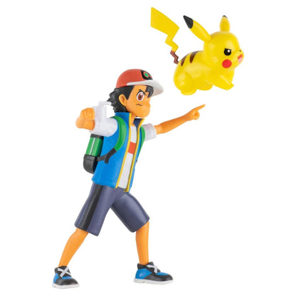 Pokemon Battle Feature Figure - Ash & Pikachu