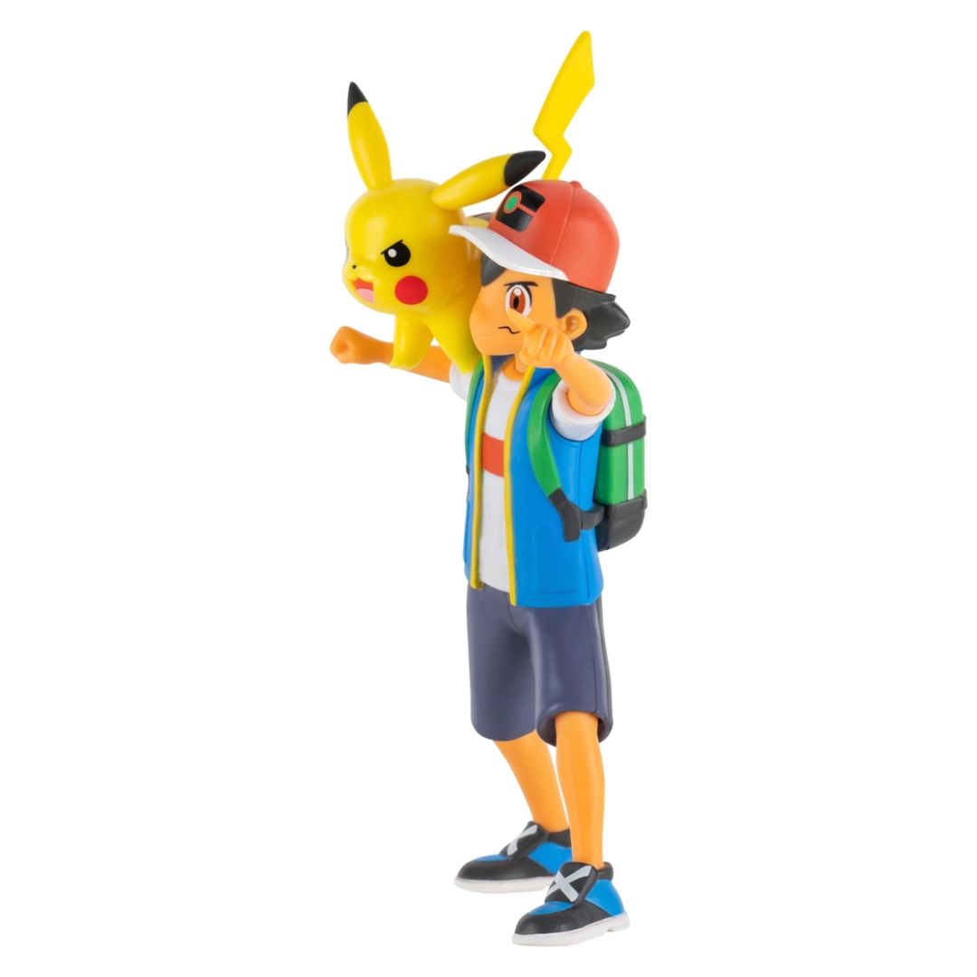 Pokemon Battle Feature Figure - Ash & Pikachu
