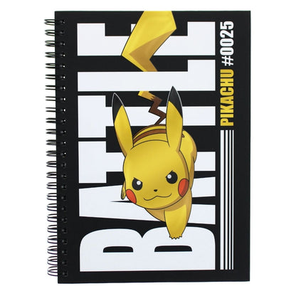 Pokemon A5 Spiral Notebook Pikachu