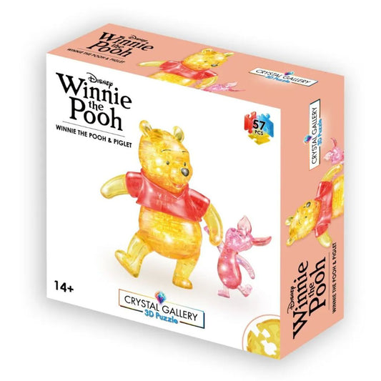 Disney Crystal Gallery 3D Puzzle Winnie The Pohh & Piglet
