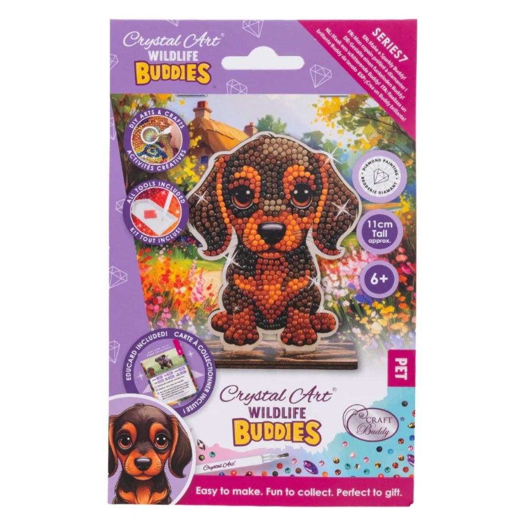 Crystal Art Wildlife Buddies Pet Series 7 - Puppy