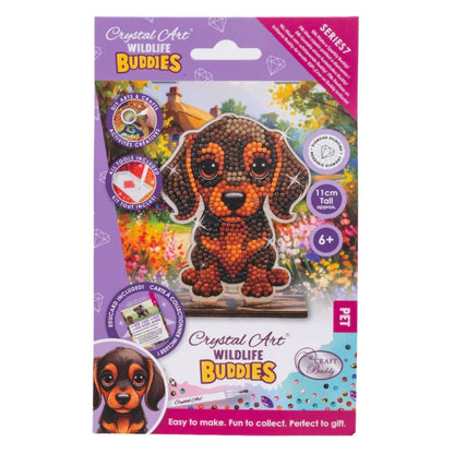 Crystal Art Wildlife Buddies Pet Series 7 - Puppy