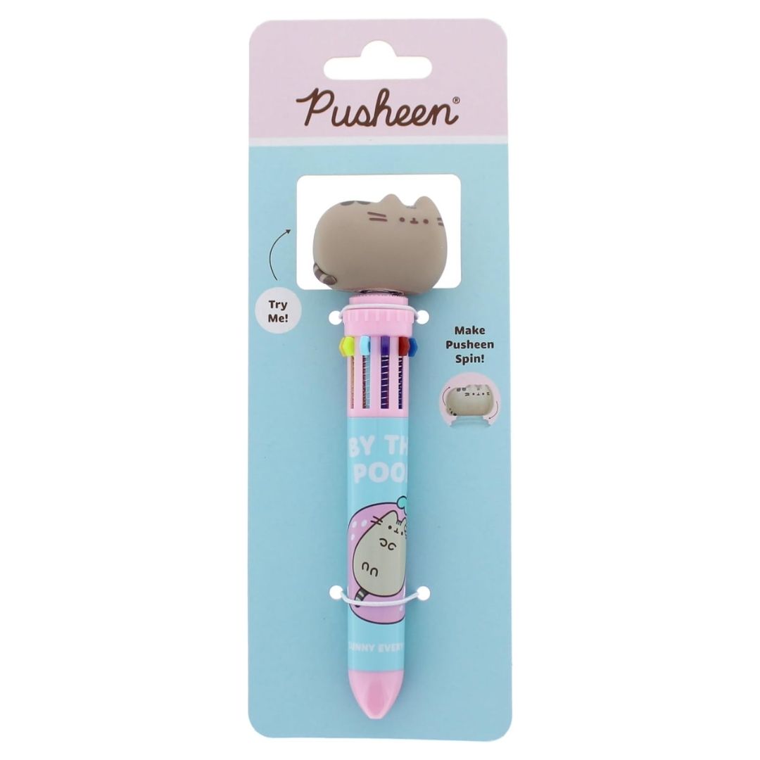Pusheen 10 Colour Spinny Pen
