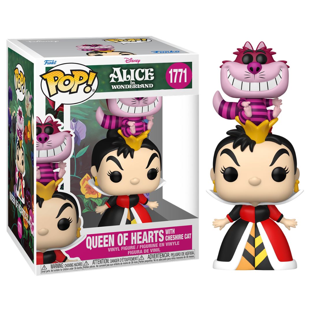 Pop! Vinyl - Alice in Wonderland - Queen of Hearts with Cheshire Cat 1771