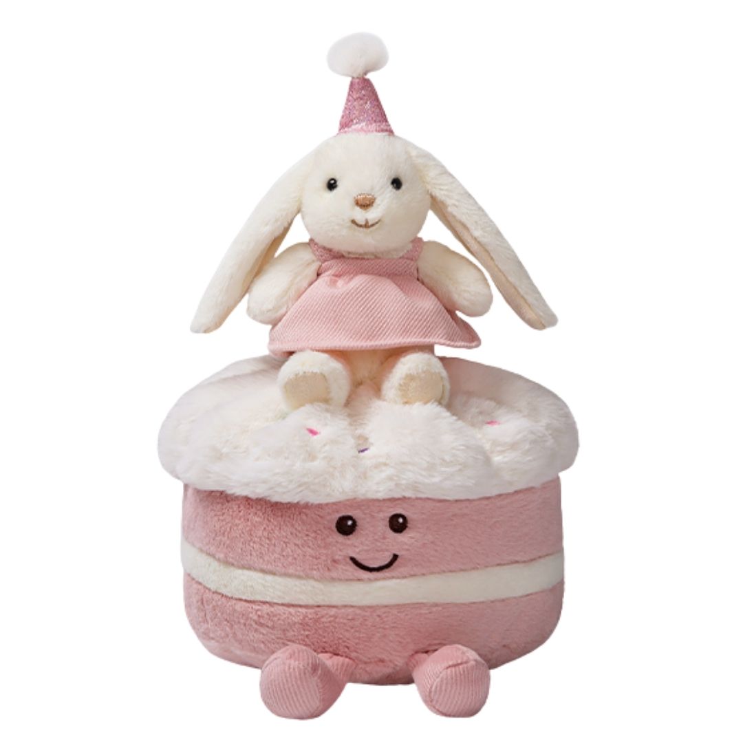 McHugs Leveret Birthday Cake 22cm Plush