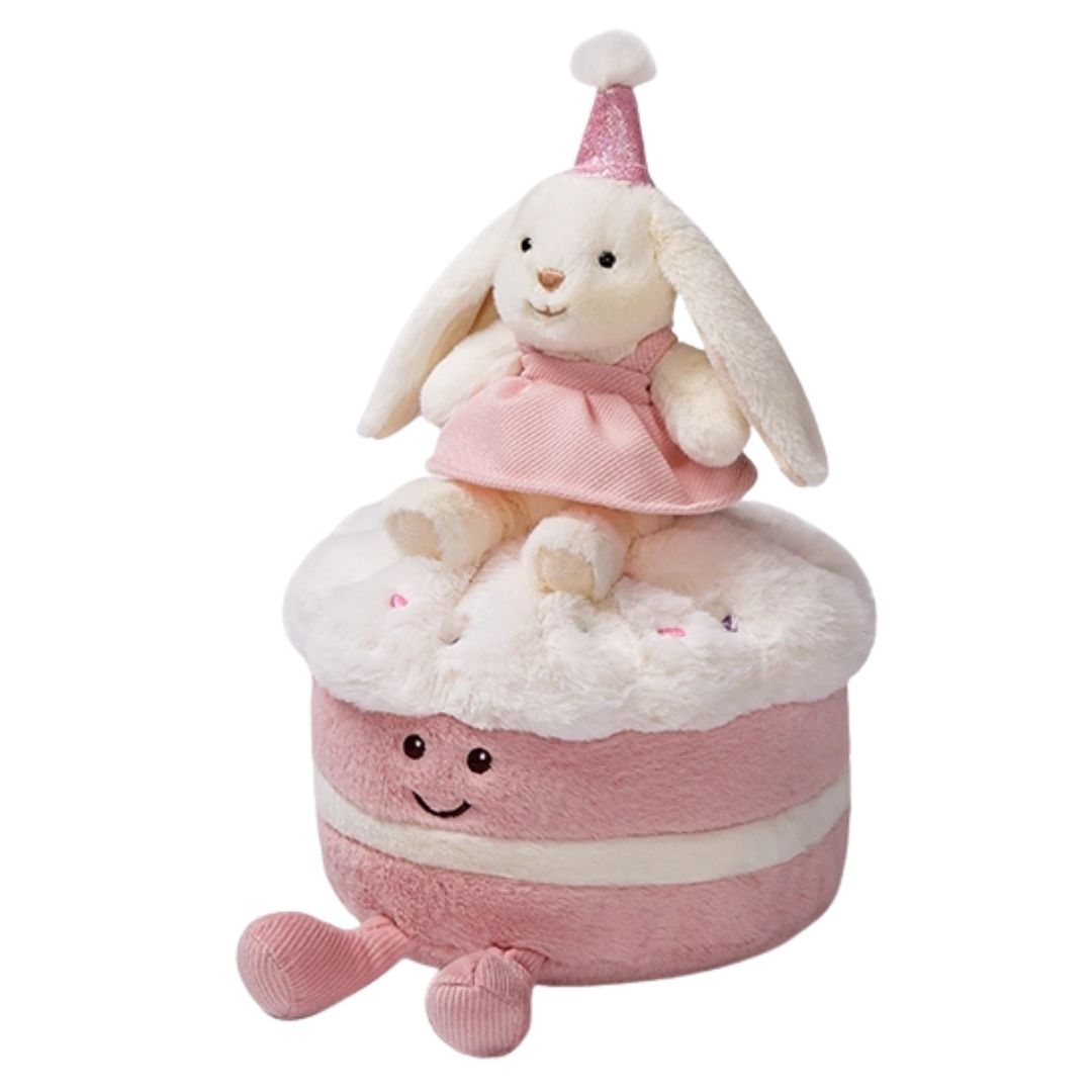 McHugs Leveret Birthday Cake 22cm Plush