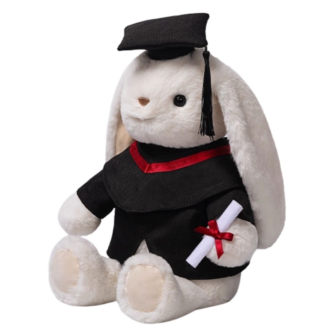 McHugs Graduation Smiling Leveret 25cm Plush