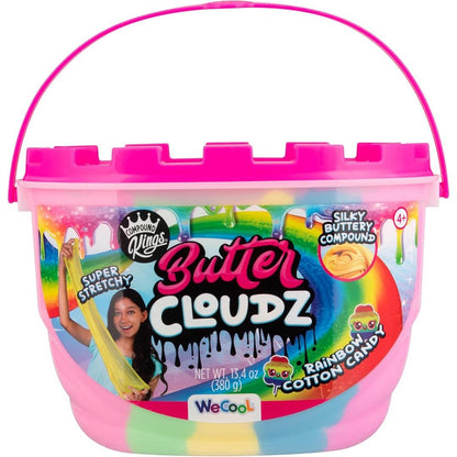 Compound Kings Butter Cloudz Swirls Rainbow Cotton Candy Slime