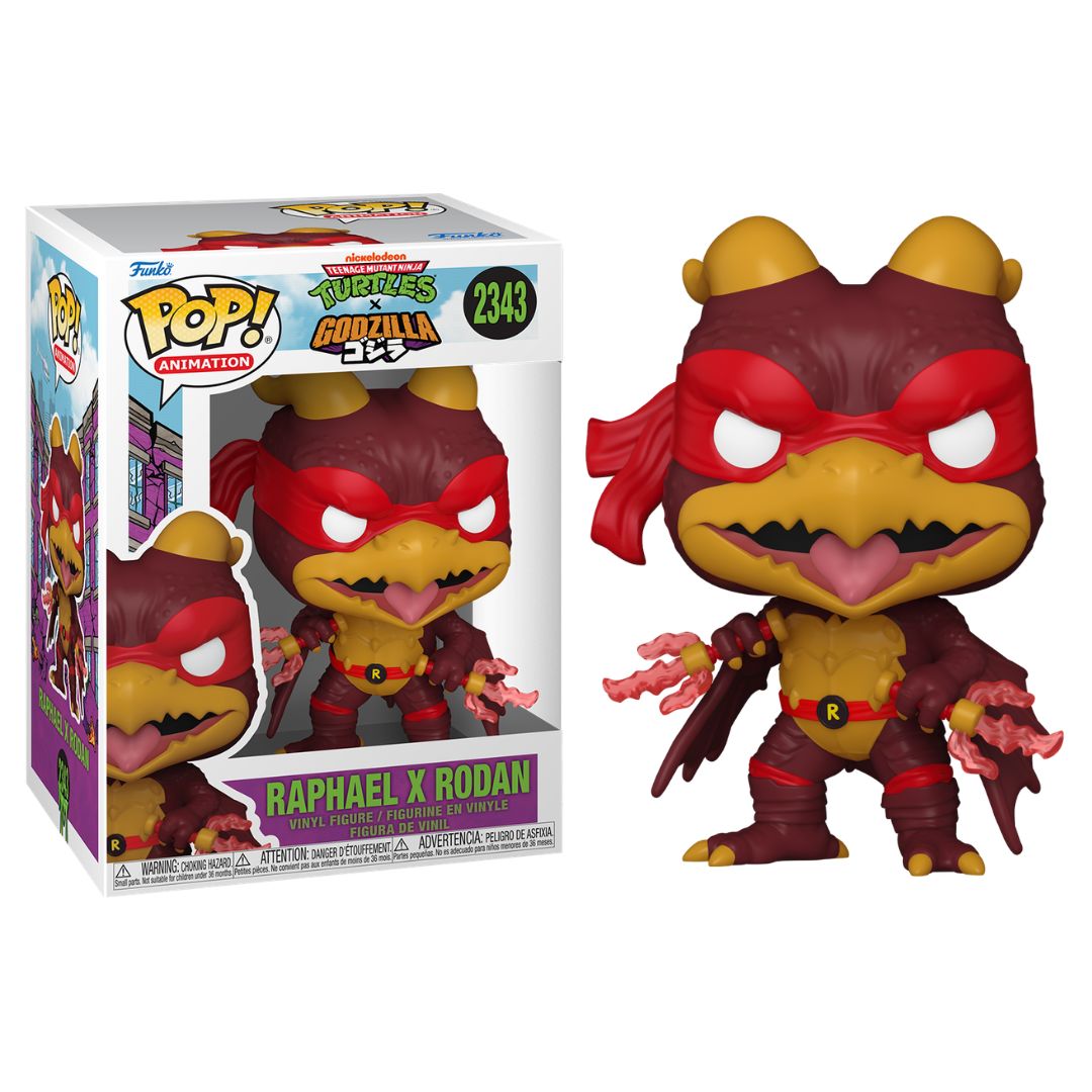 Pop! Vinyl - TMNT x Godzilla - Raphael X Rodan 2343