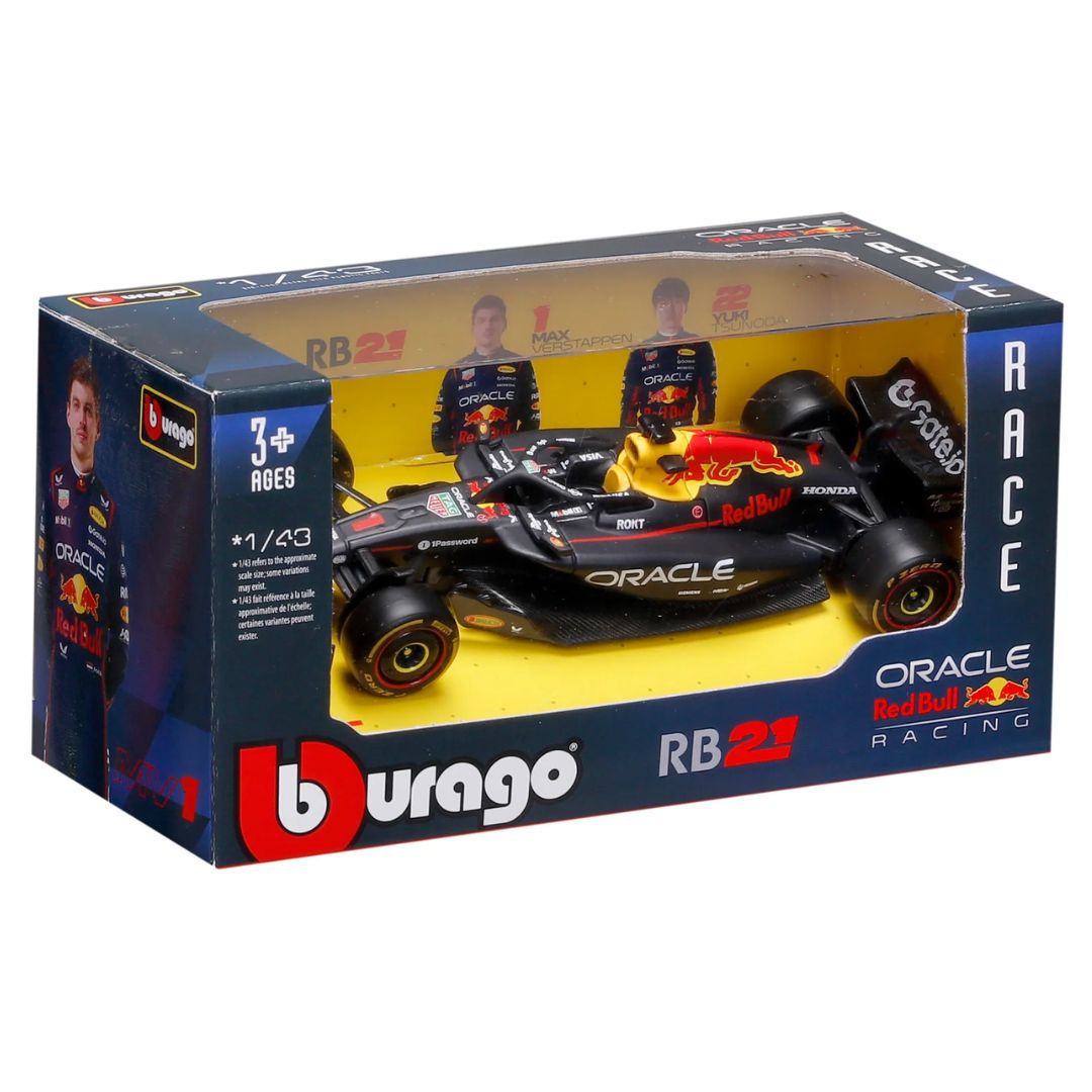 Bburago 1:43 F1 Red Bull RB21 #1 Max Verstappen