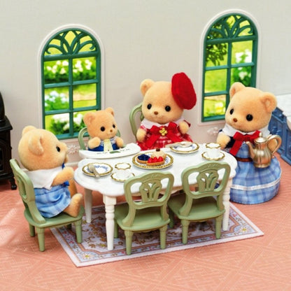 Sylvanian Families Red Roof Riverside Manor Elegant Dining Room