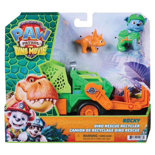 Paw Patrol The Dino Movie Rocky With Dino Rescue Recycler