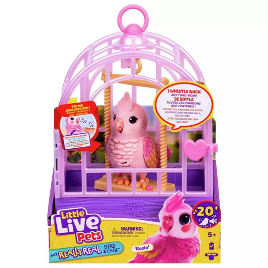 Little Live Pets My Really Real Bird & Cage - Rosie