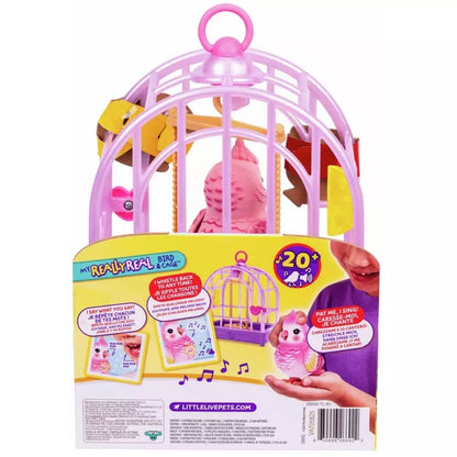 Little Live Pets My Really Real Bird & Cage - Rosie