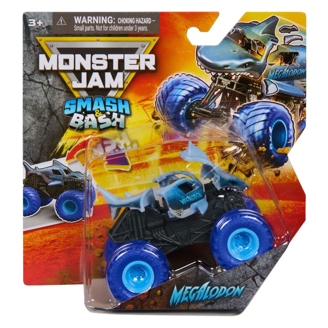 Monster Jam 1:64 Smash & Bash Series 5 Megalodon