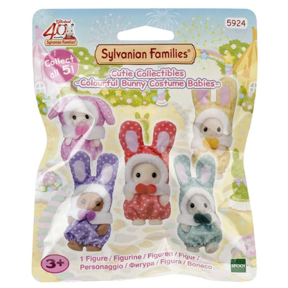 Sylvanian Families Cutie Collectibles Colourful Bunny Costime Babies