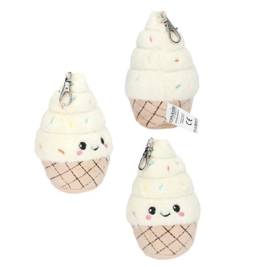 TOPModel Plush Pendant White Soft Ice Cream