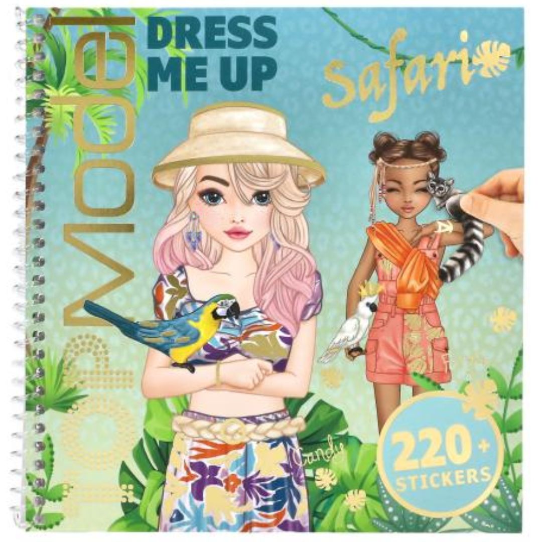 TOPModel Dress Me Up Stickerbook Safari