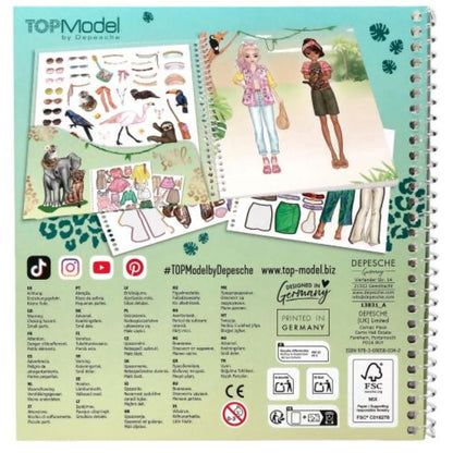 TOPModel Dress Me Up Stickerbook Safari
