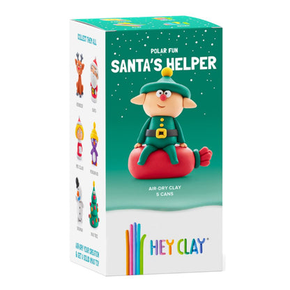 Hey Clay Winter Holidays - Santa's Helper