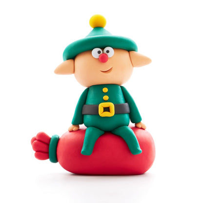 Hey Clay Winter Holidays - Santa's Helper