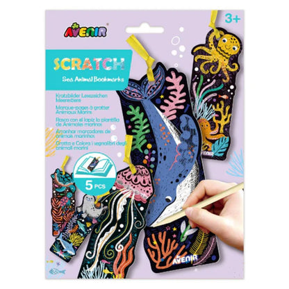 Avenir Scratch Sea Animal Bookmarks
