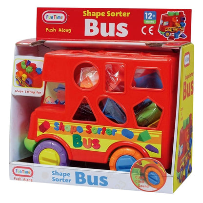 Push Along Shape Sorter Bus