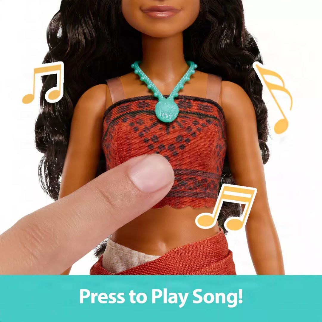 Disney Moana Live Action Movie Singing Moana Doll