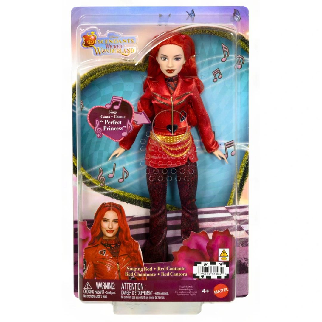 Disney Descendants Wicked Wonderland Singing Red Doll