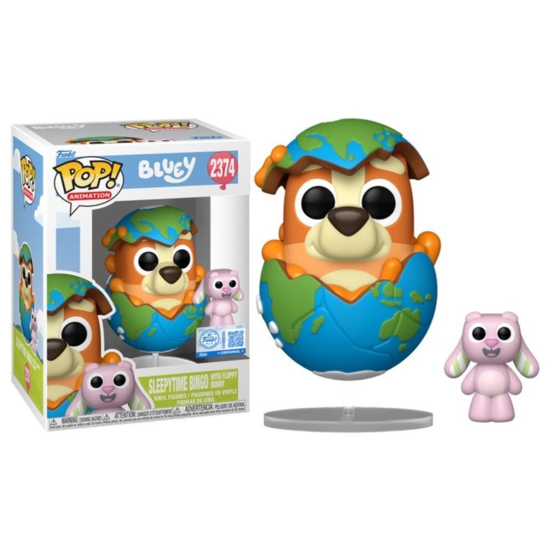 Pop! Vinyl - Bluey - Sleepy Time Bingo with Floppy Bunny 2374