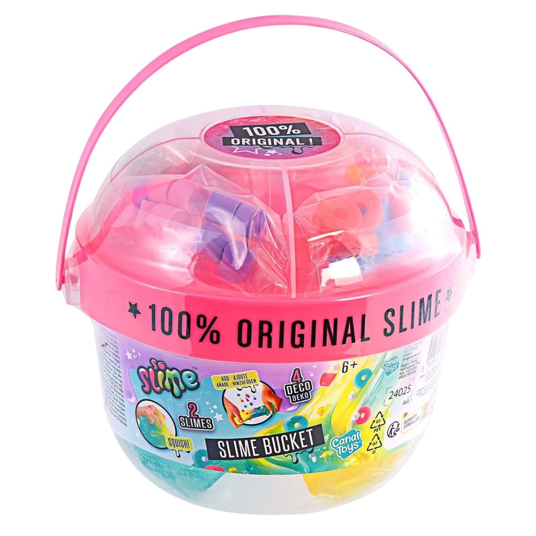 So Slime Mix In Bucket Pink