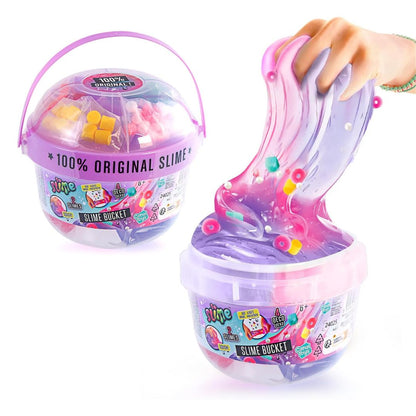 So Slime Mix In Bucket Purple