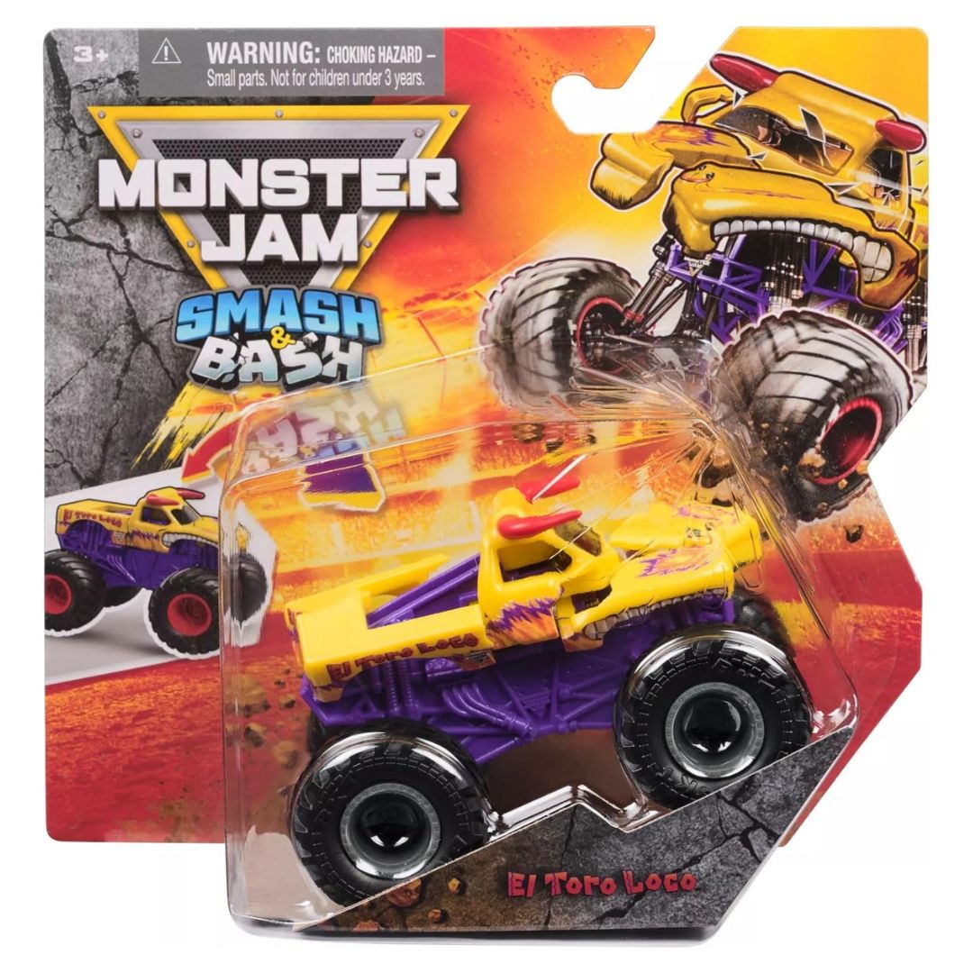 Monster Jam 1:64 Smash & Bash Series 3 El Toro Loco