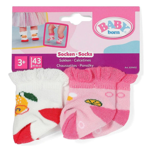 Baby Born Doll Socks Fruit