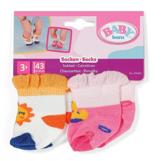 Baby Born Doll Socks Sun & Duck