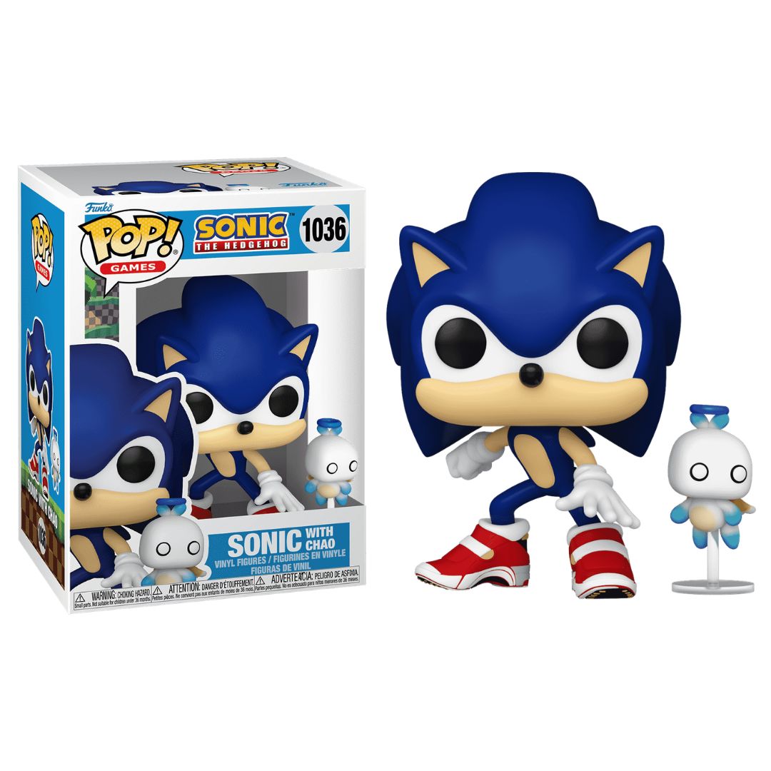 Pop! Vinyl - Sonic The Hedgehog - Sonic with Chao 1036