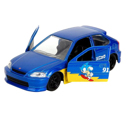 Jada Classic Sonic The Hedgehog 1997 Honda Civic Type R
