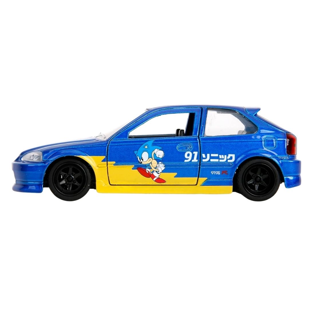 Jada Classic Sonic The Hedgehog 1997 Honda Civic Type R