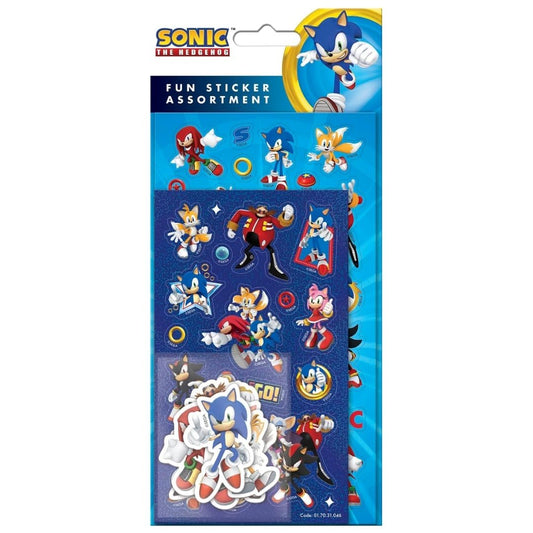 Fun Sticker Assortment Pack - Sonic The Hedgehog