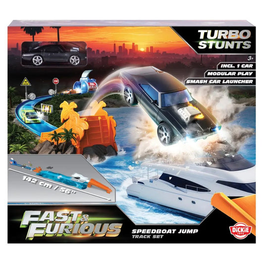 Fast & Furious Turbo Stunts Speedboat Jump Track Set