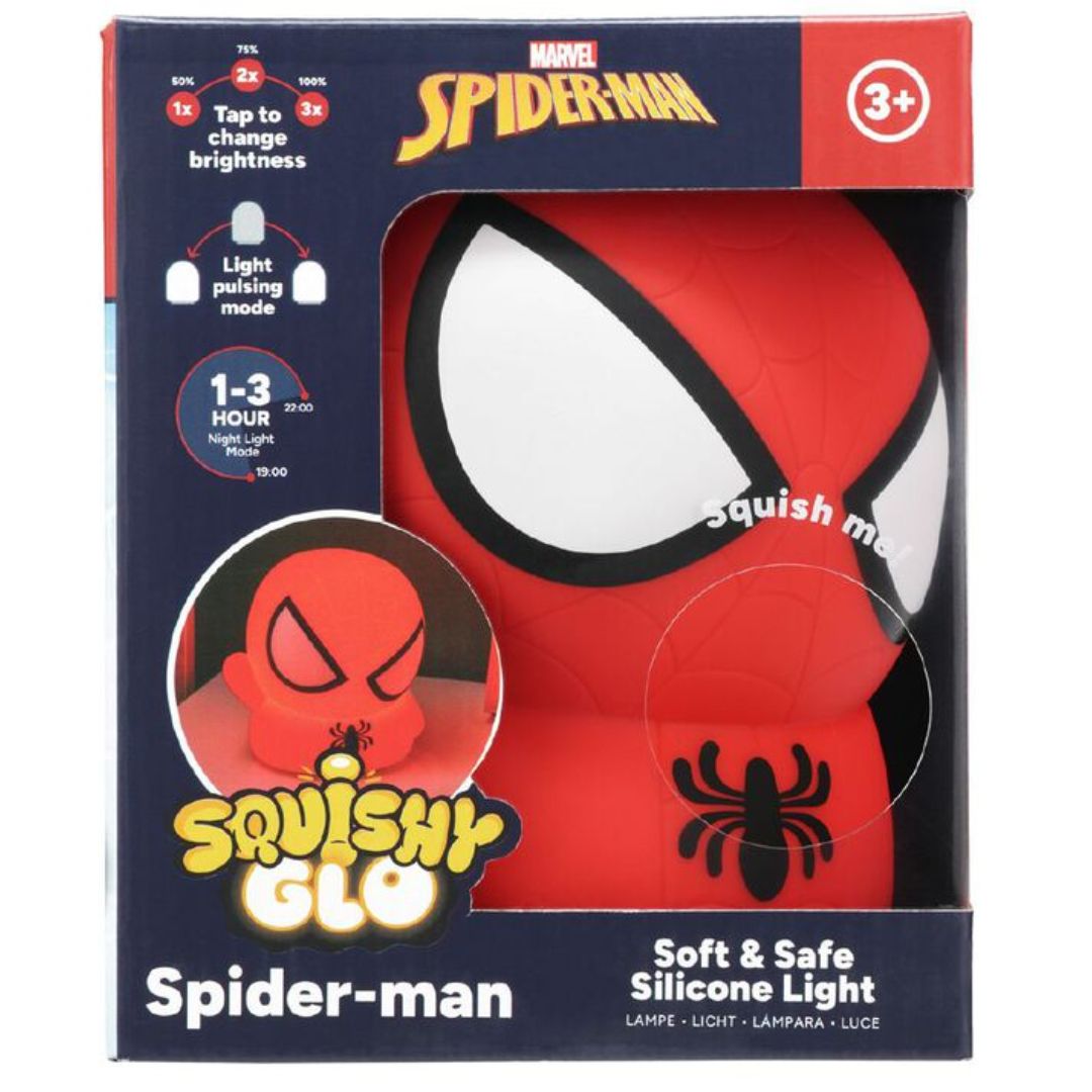 Marvel Spiderman SquishyGlo Silicone Desk Lamp