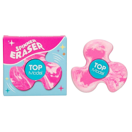 Top Model Spinner Eraser Pink