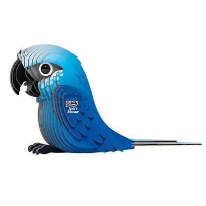 Eugy 3D Model 123 Spix's Macaw