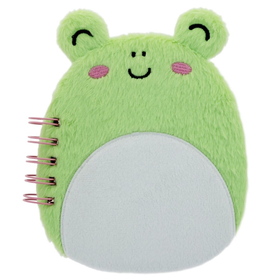 Squishmallows Shaped Plush Notebook Frog